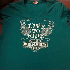 Harley-Davidson V-neck Ladies Shirt